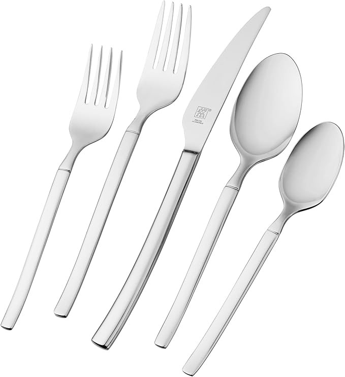 ZWILLING Premier Series Opus 45-Piece Stainless Steel Flatware Set - Made with Special Formula St... | Amazon (US)
