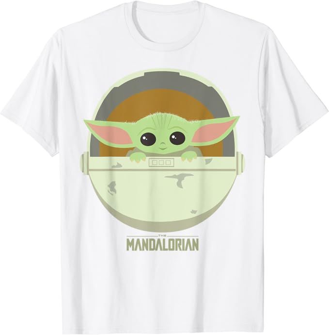 Star Wars The Mandalorian The Child Bassinet Portrait T-Shirt | Amazon (US)