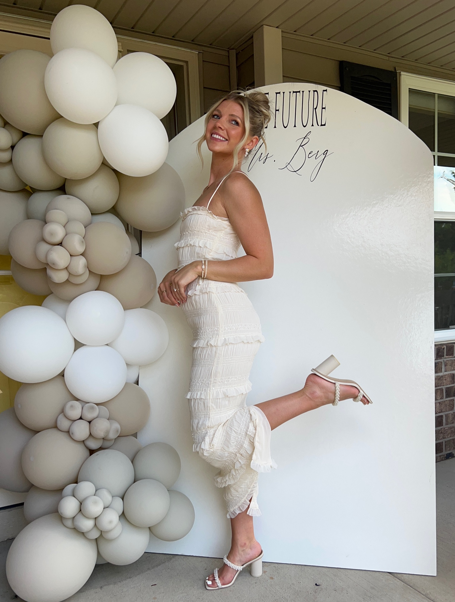 Bridal shower dress 

#LTKwedding