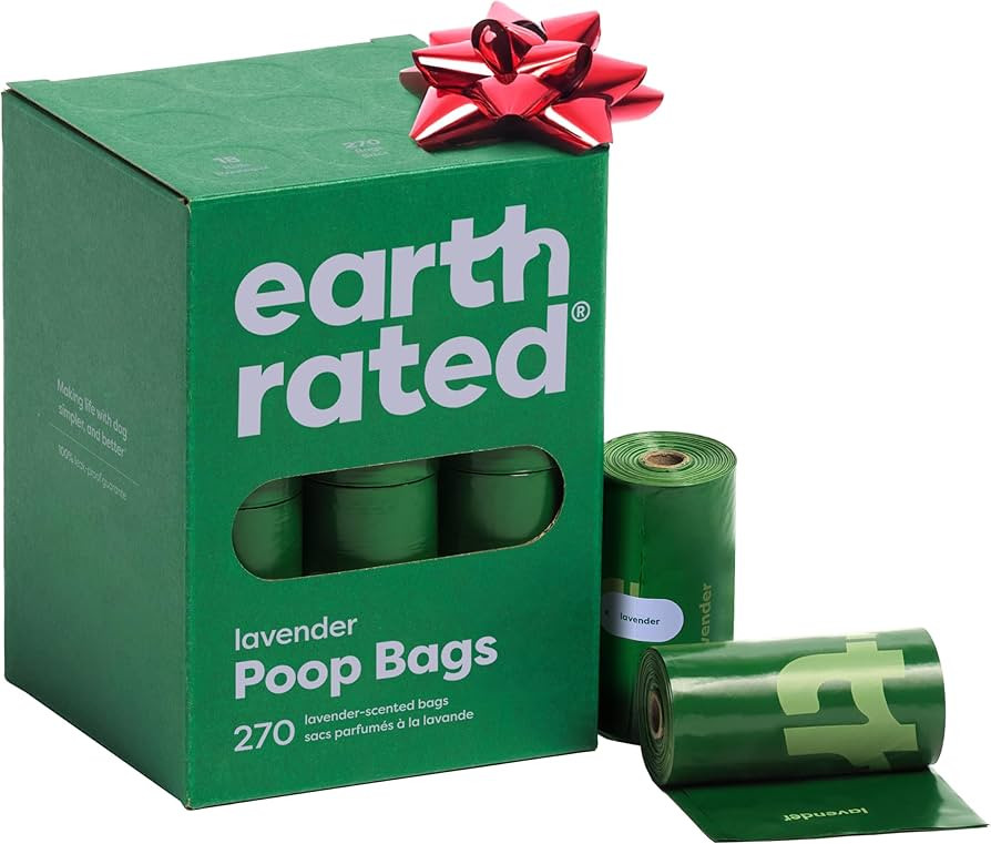 Earth Rated Dog Poop Bags, Guaranteed Leak Proof and Extra Thick Waste Bag Refill Rolls For Dogs,... | Amazon (US)