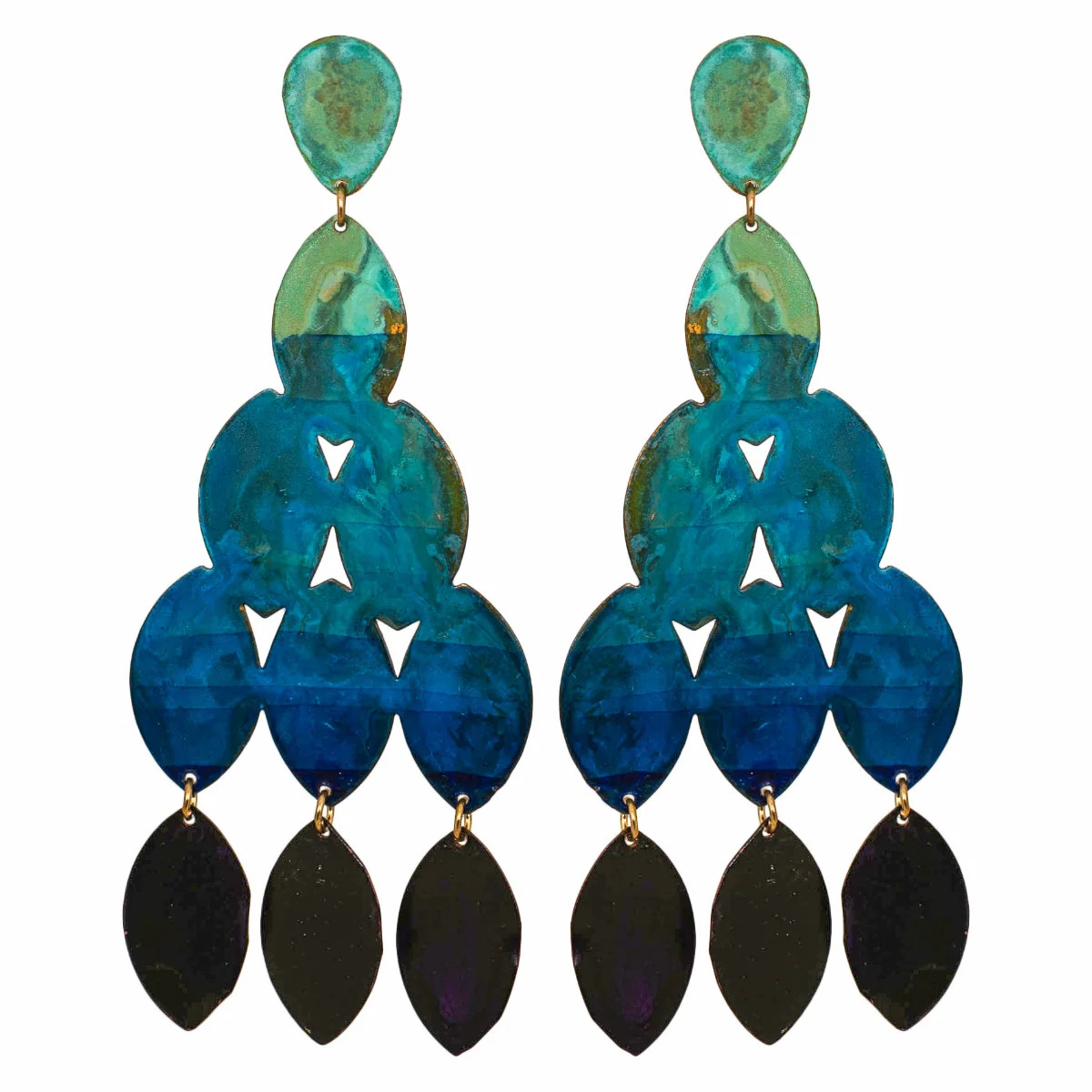 Ocean Ombre Kiketta Earrings | We Dream in Colour