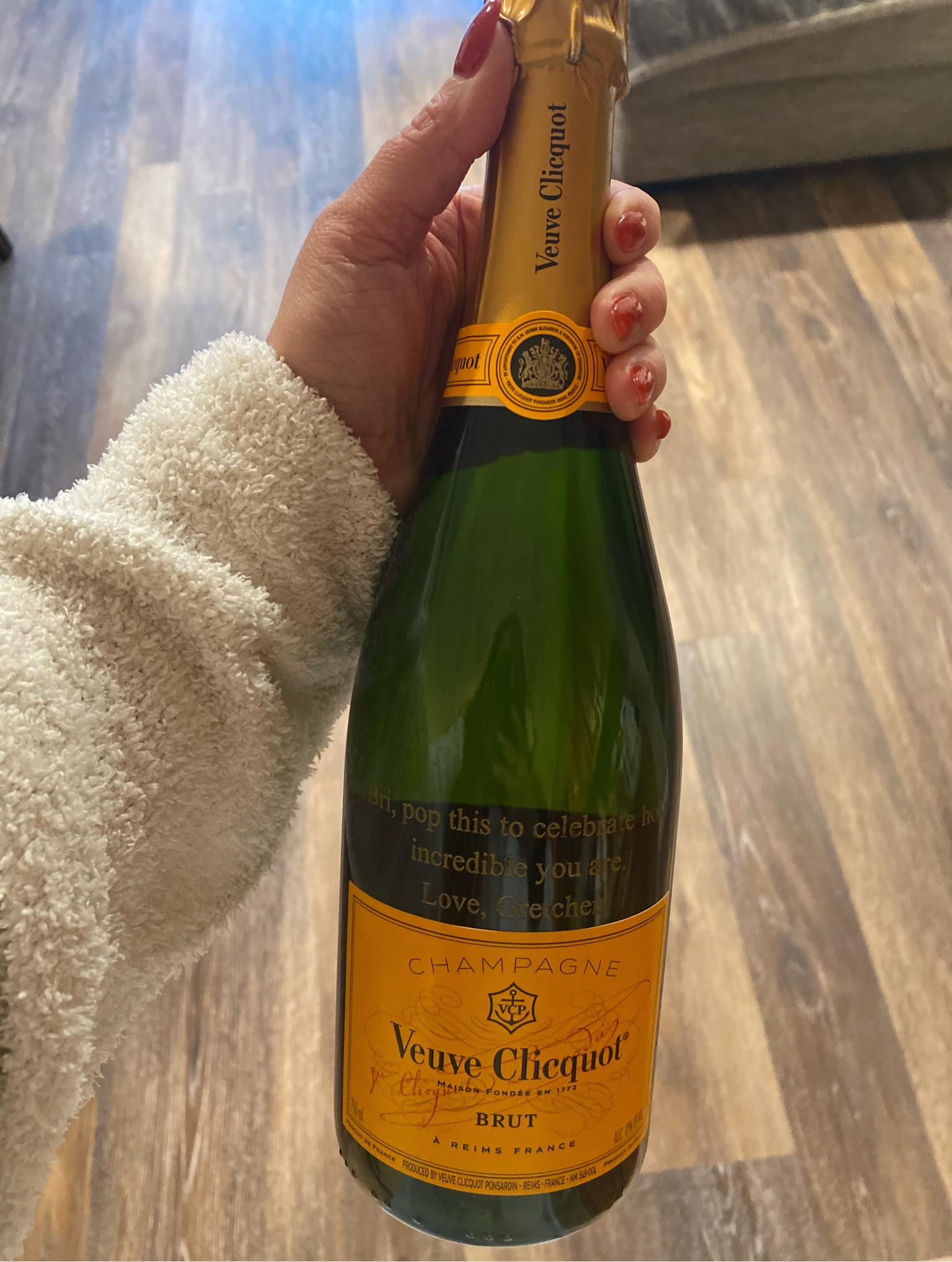 Engraved champagne bottle
Engraved wine bottle 

#LTKwedding #LTKFind