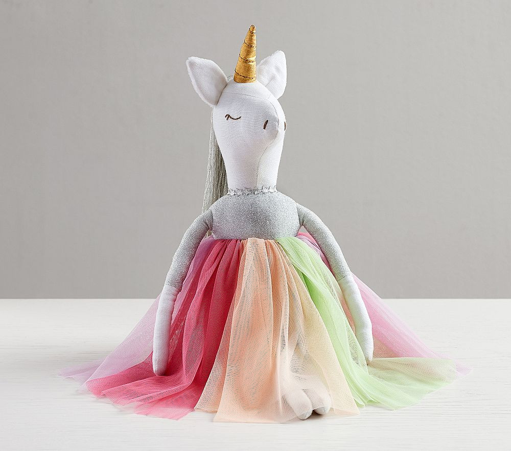 Unicorn Designer Soft Animal Doll | Pottery Barn Kids