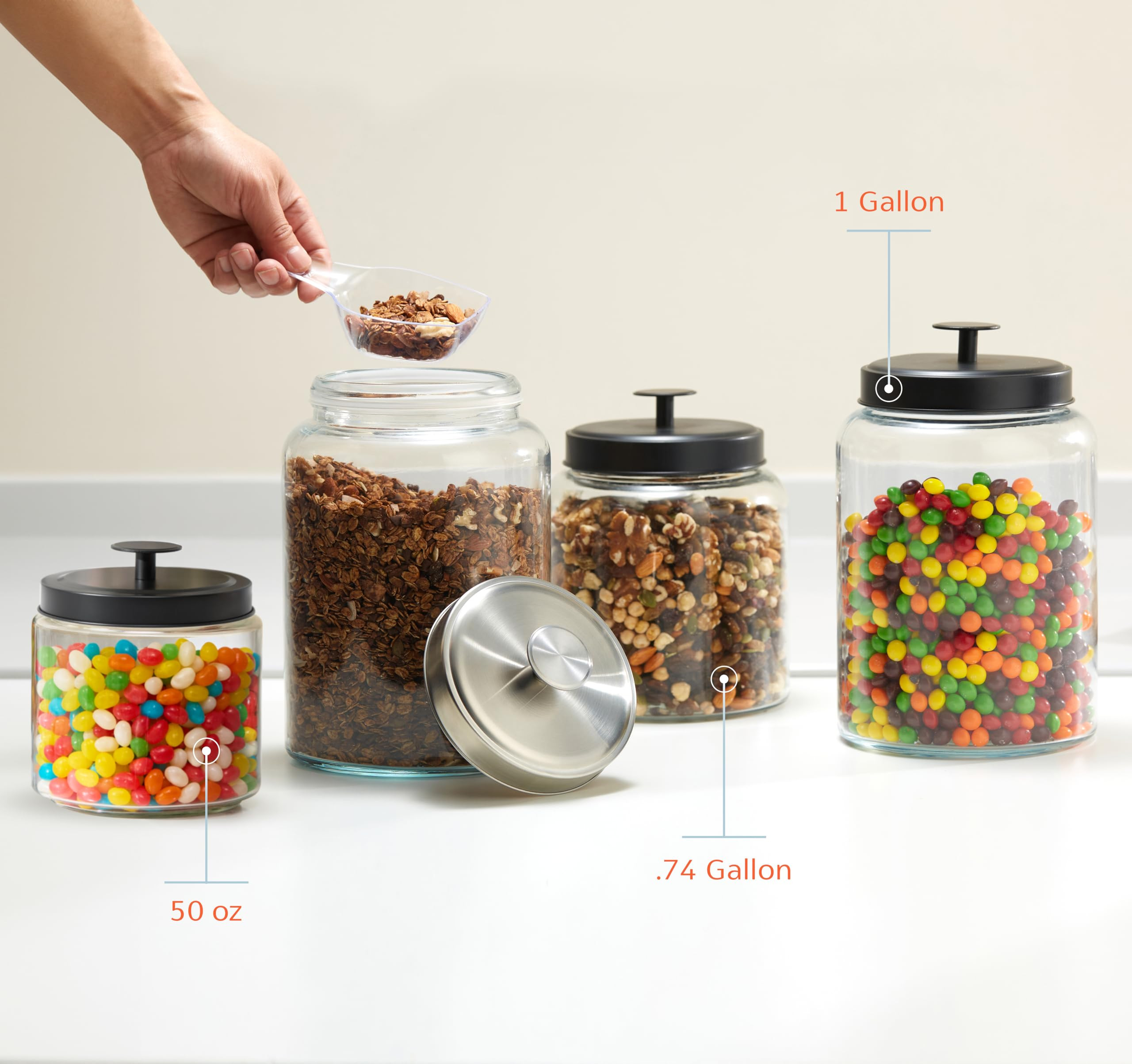 Glass Storage Jars  | Amazon (US)