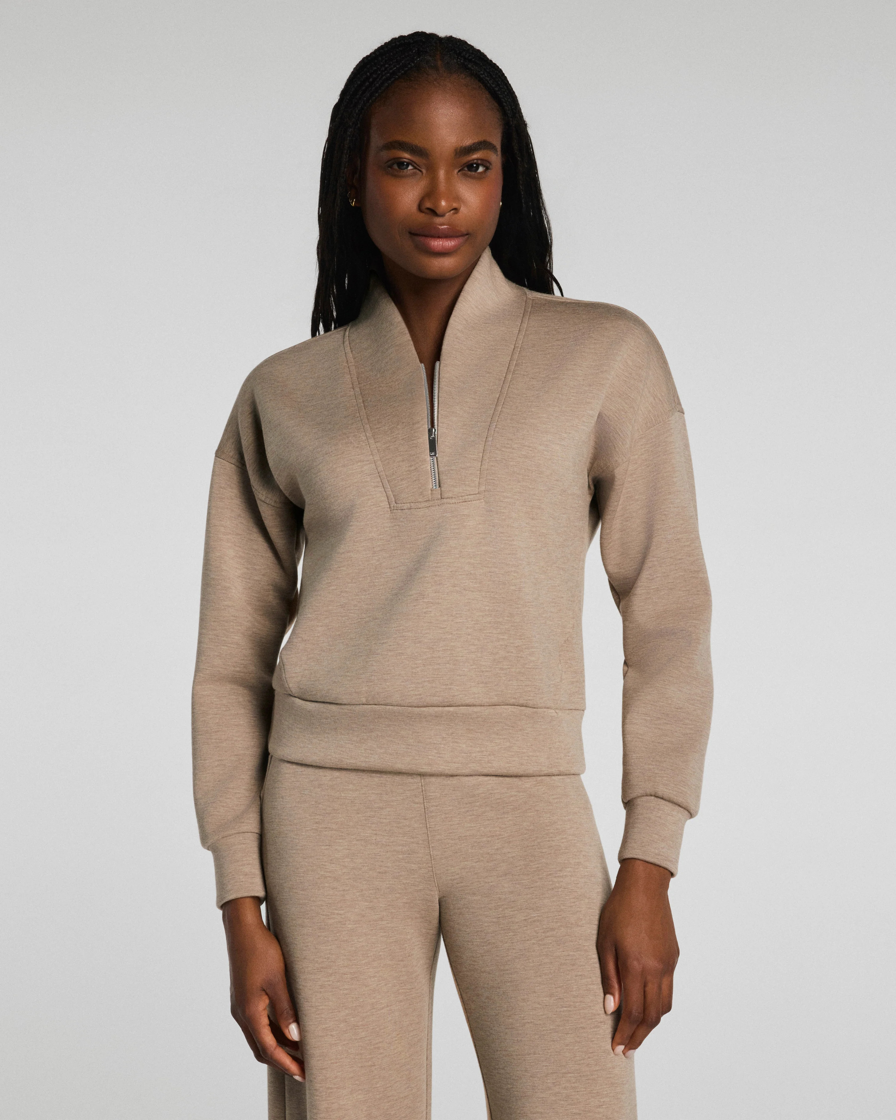 SPANX AirEssentials®Shawl Collar Half Zip | Spanx