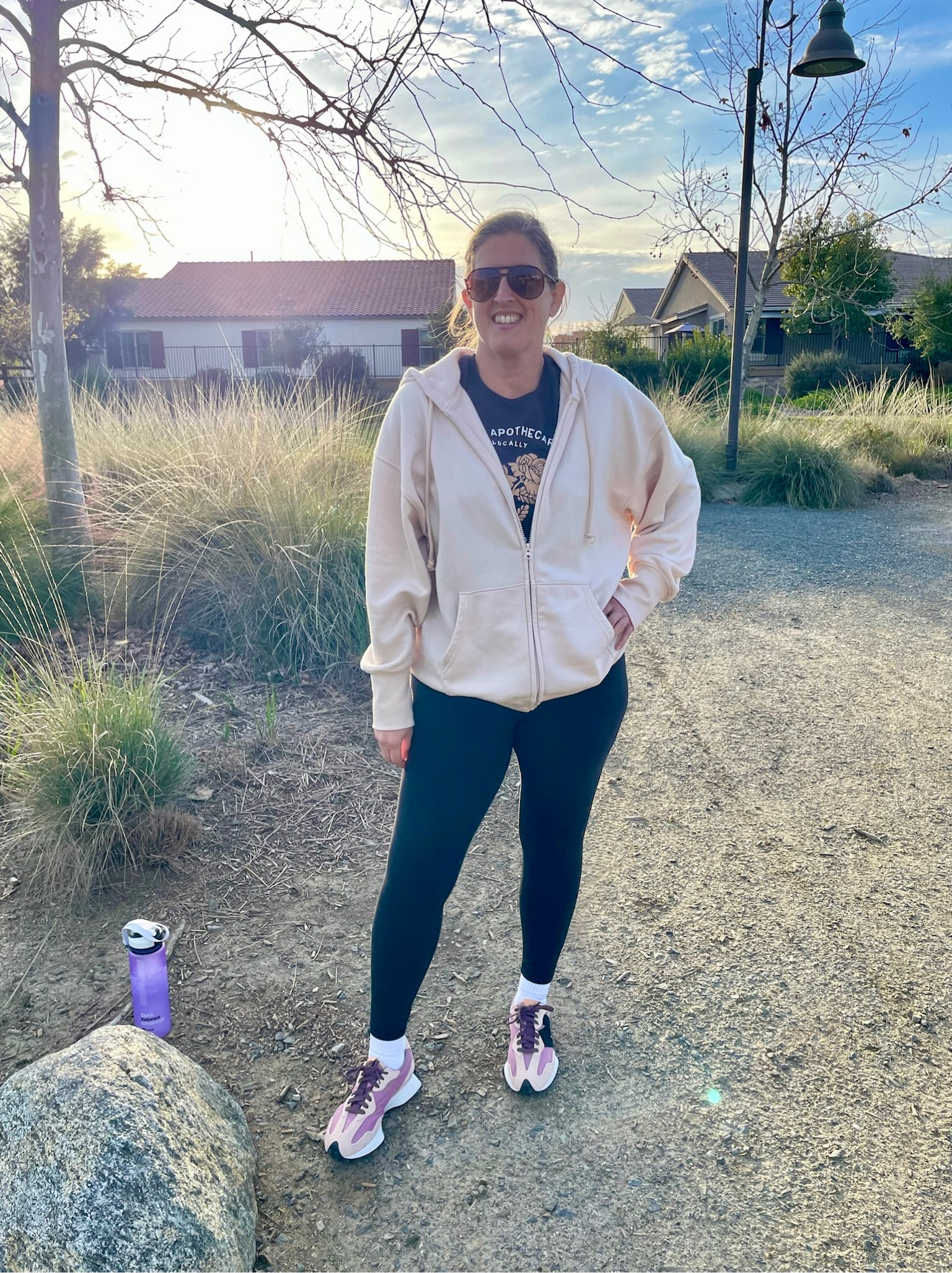 Broke in my New Balance 327s on our walk today  

#LTKshoecrush #LTKover40 #LTKfindsunder100