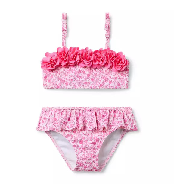 Recycled Ditsy Floral Rosette 2-Piece Swimsuit | Janie and Jack