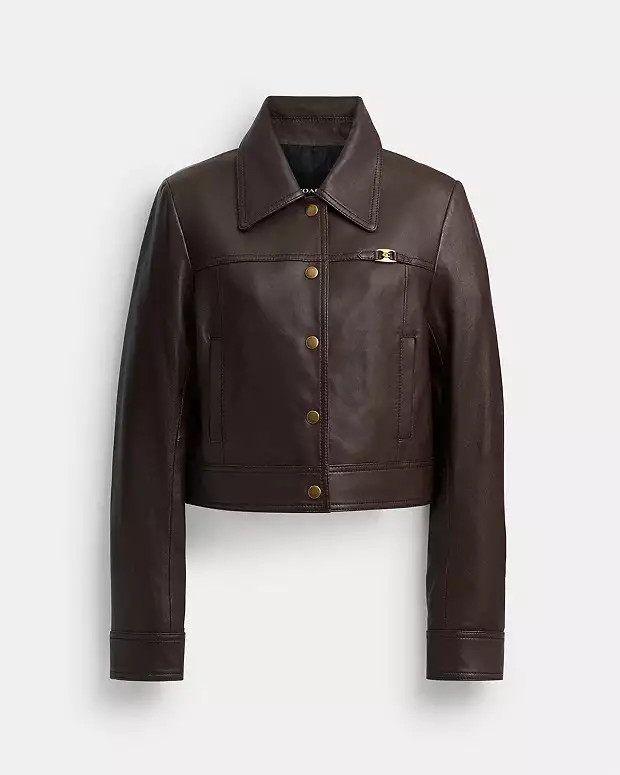 Heritage C Snap Front Shrunken Jacket | Coach (UK)