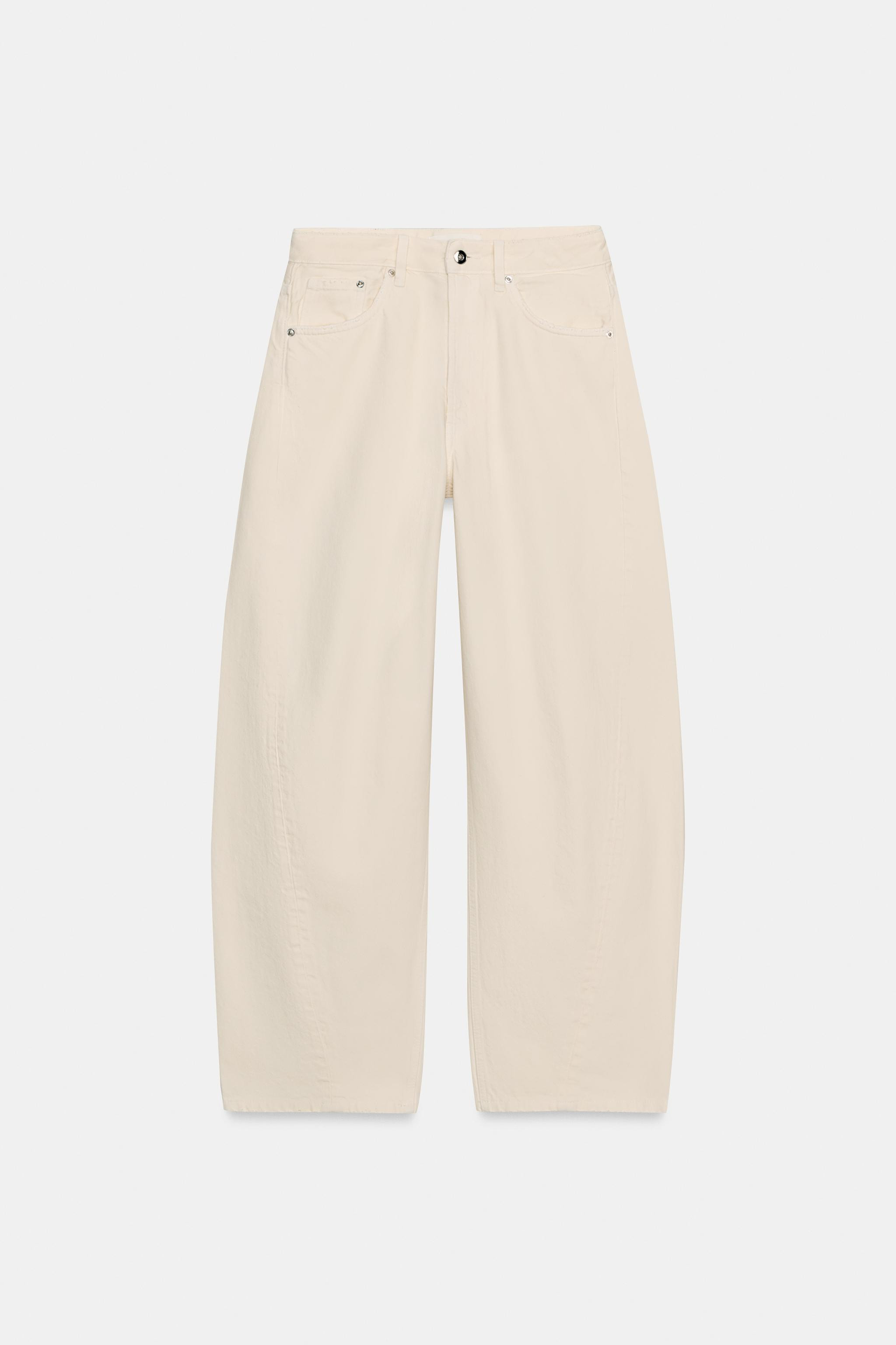 TRF MID-RISE BAGGY BALLOON JEANS | Zara US