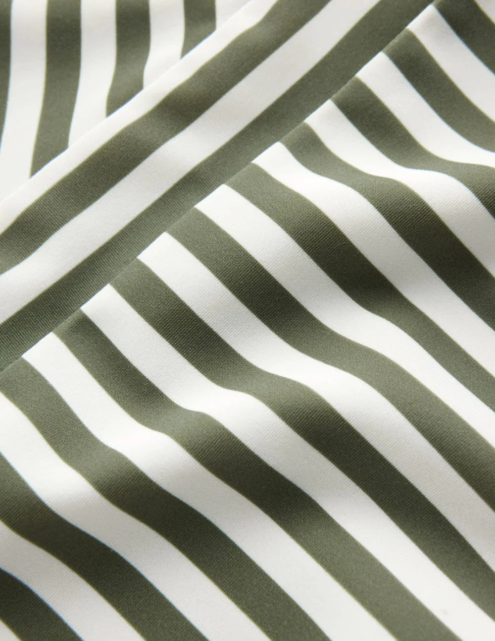 Clean Sweetheart Swimsuit-Olive Ivory Stripe | Boden (US)