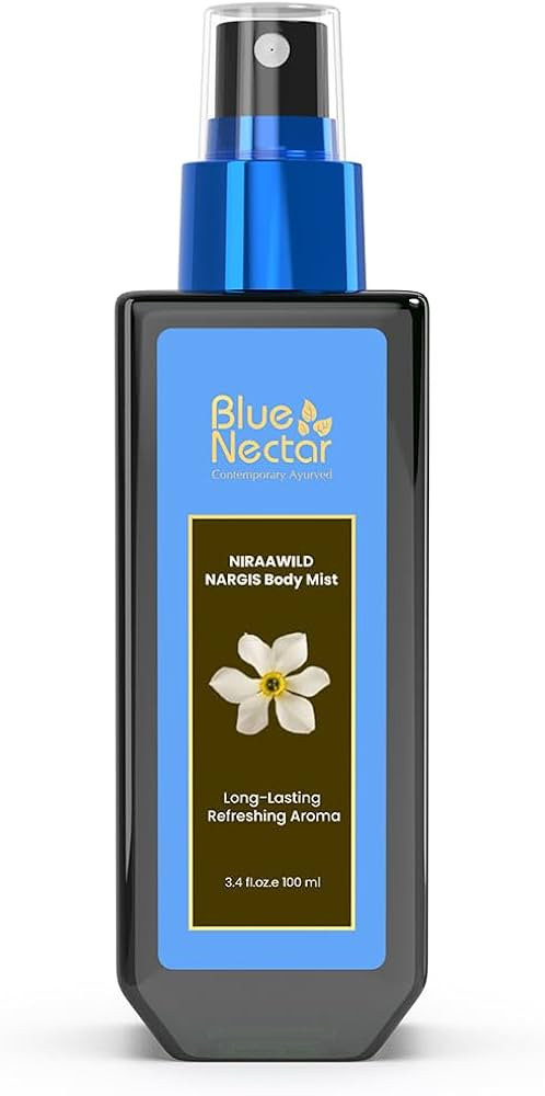 Blue Nectar Chamba Wild Nargis Body Mist for long lasting freshness and aromatic body odor (3.4 F... | Amazon (US)