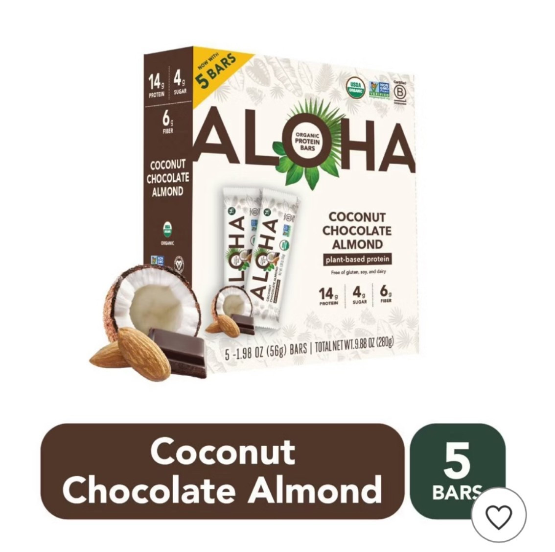 Coconut aloha protein bars