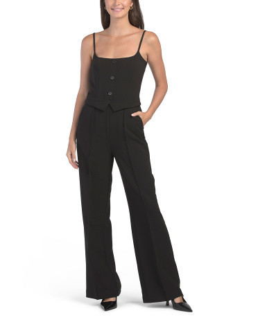 Marcia Tailored Jumpsuit For Women, Spandex/Polyester/Rayon | TJ Maxx