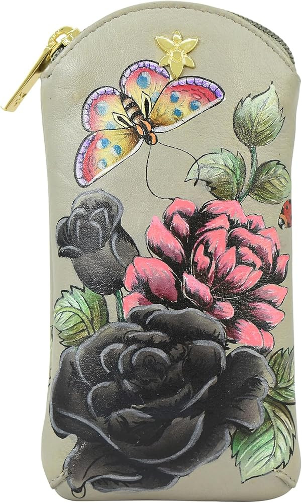 Anuschka Women's 2040 Eyeglass Pouch, Women's Hand-painted Genuine Leather Pouch | Amazon (US)