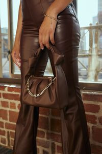 Faux Leather Chain Baguette Bag | Forever 21 | Forever 21 (US)