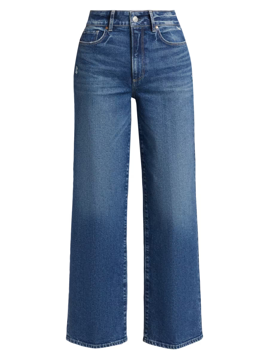 Sasha Denim Mid-Rise Wide-Leg Jeans | Saks Fifth Avenue