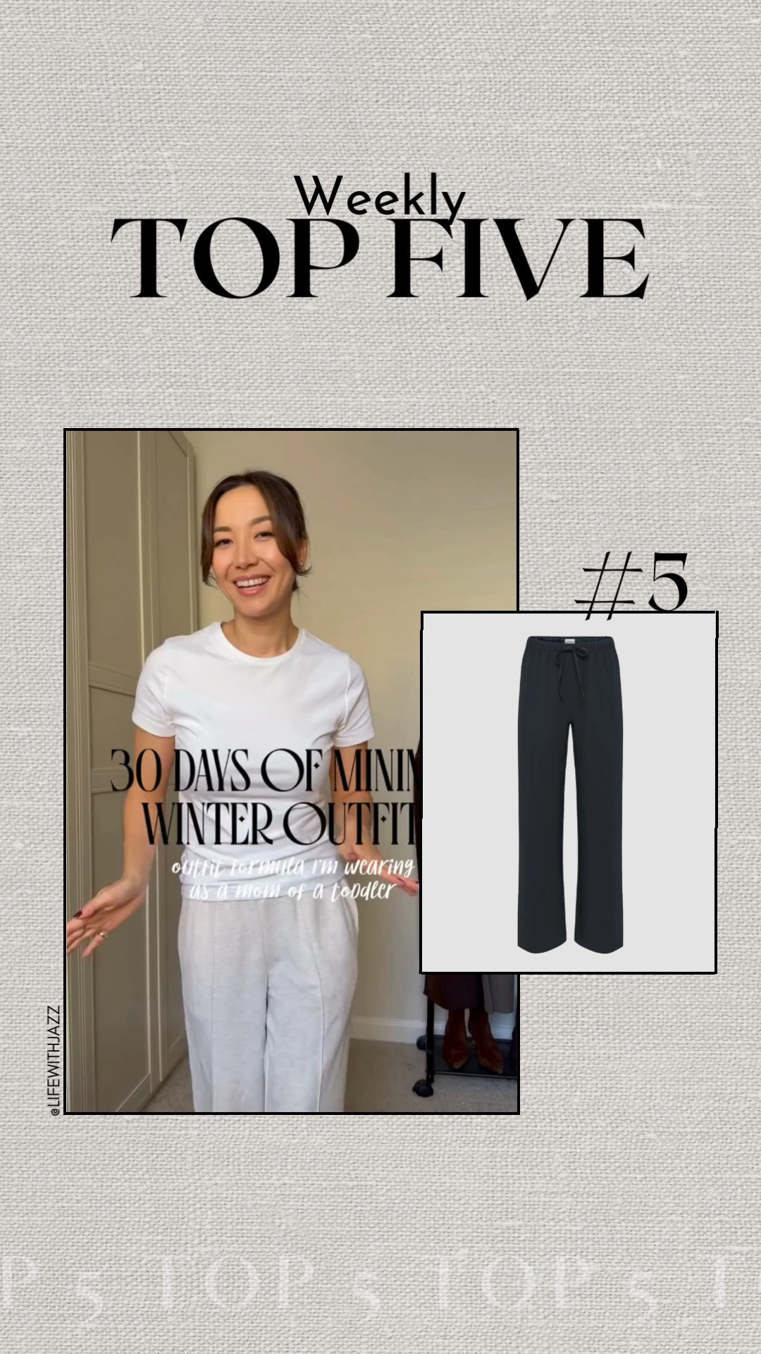 #5 bestseller this week: aritzia lodge pants 

wrinkle-free, pull-on pants that are great for everyday wear & travel 

come in several colors & lengths  

 

#LTKootd #LTKmomlife #LTKSeasonal