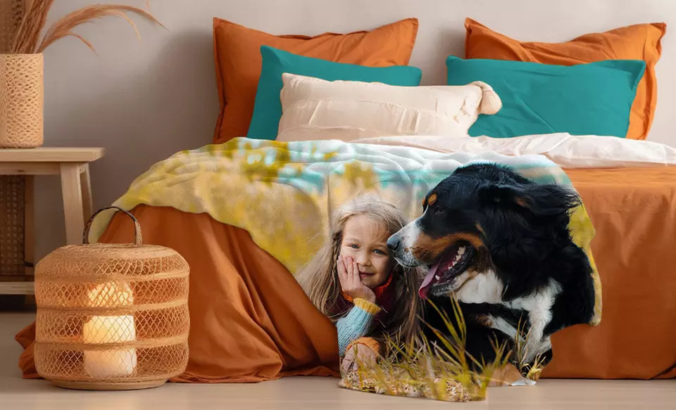 Personalized XL Fleece or Premium Photo Blankets from CanvasOnSale (Up to 74% Off). Four Options ... | Groupon North America