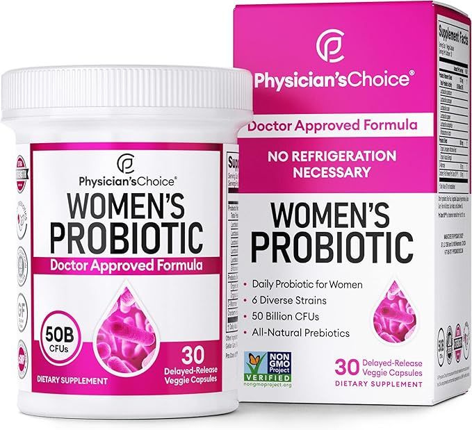 Physician's Choice Probiotics for Women - 50 Billion CFU - 6 Diverse Strains For Women + Organic ... | Amazon (US)