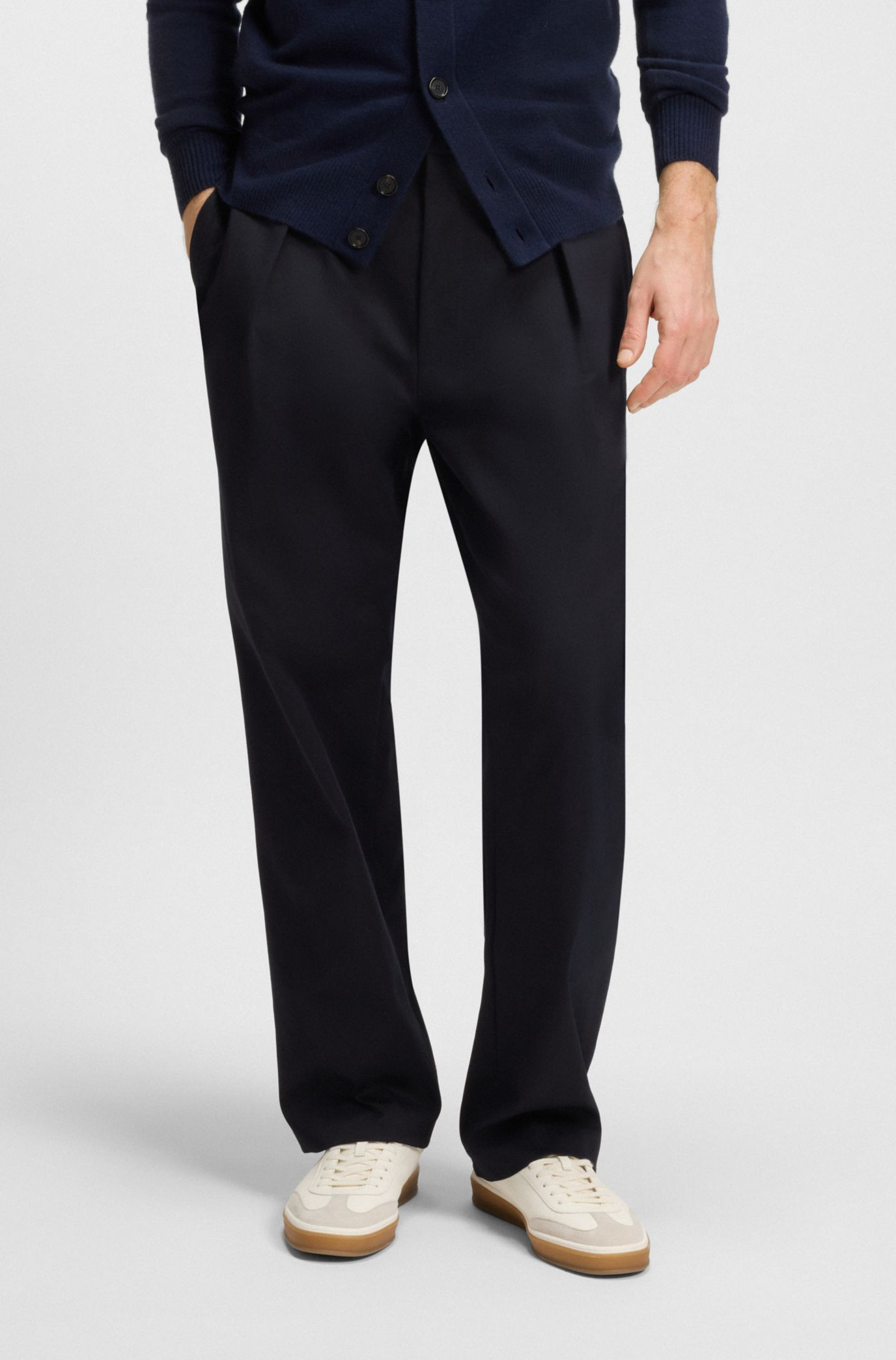 BECKHAM x BOSS trousers in stretch cotton | Hugo Boss (US)