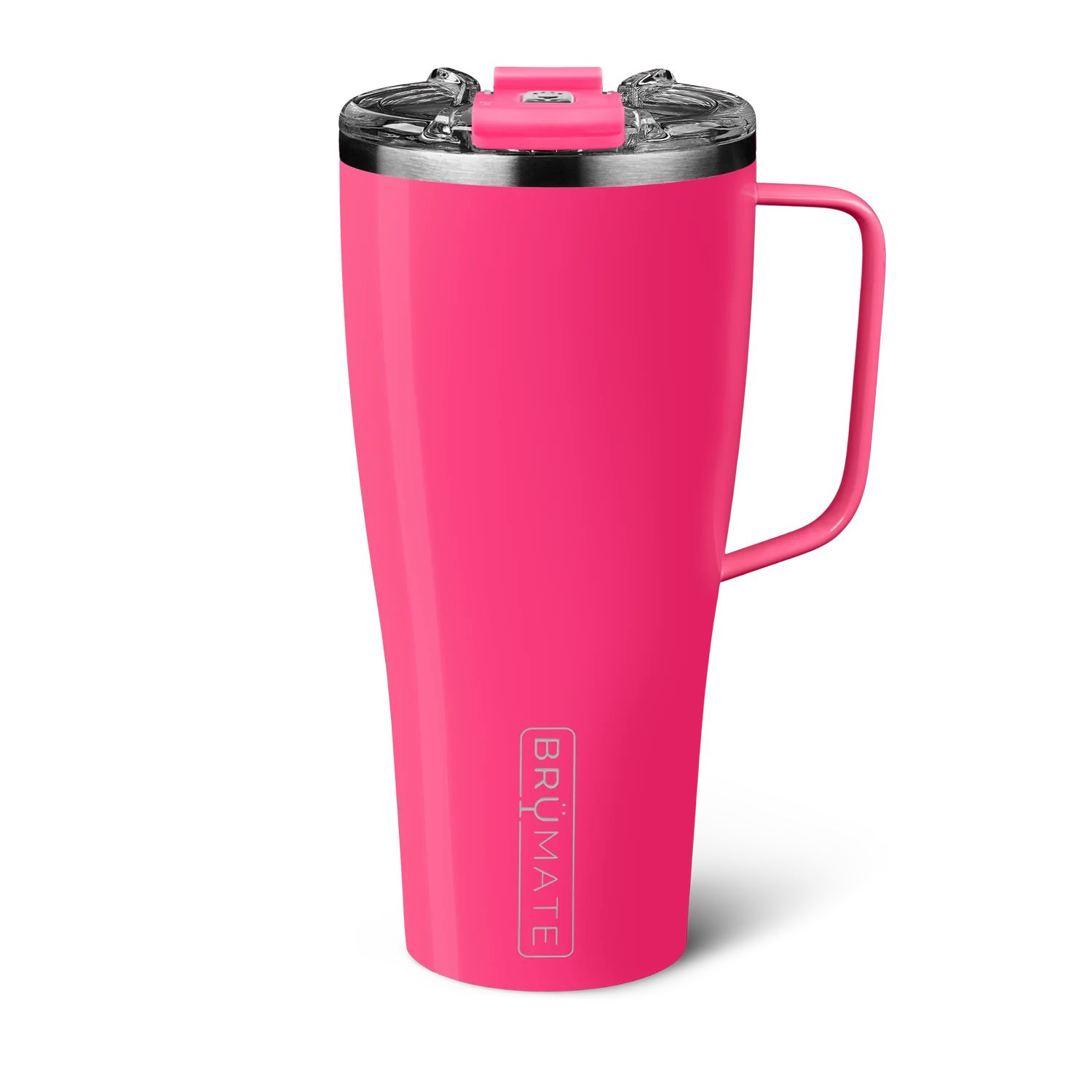 TODDY XL 32oz Insulated Coffee Mug | Neon Pink | BruMate