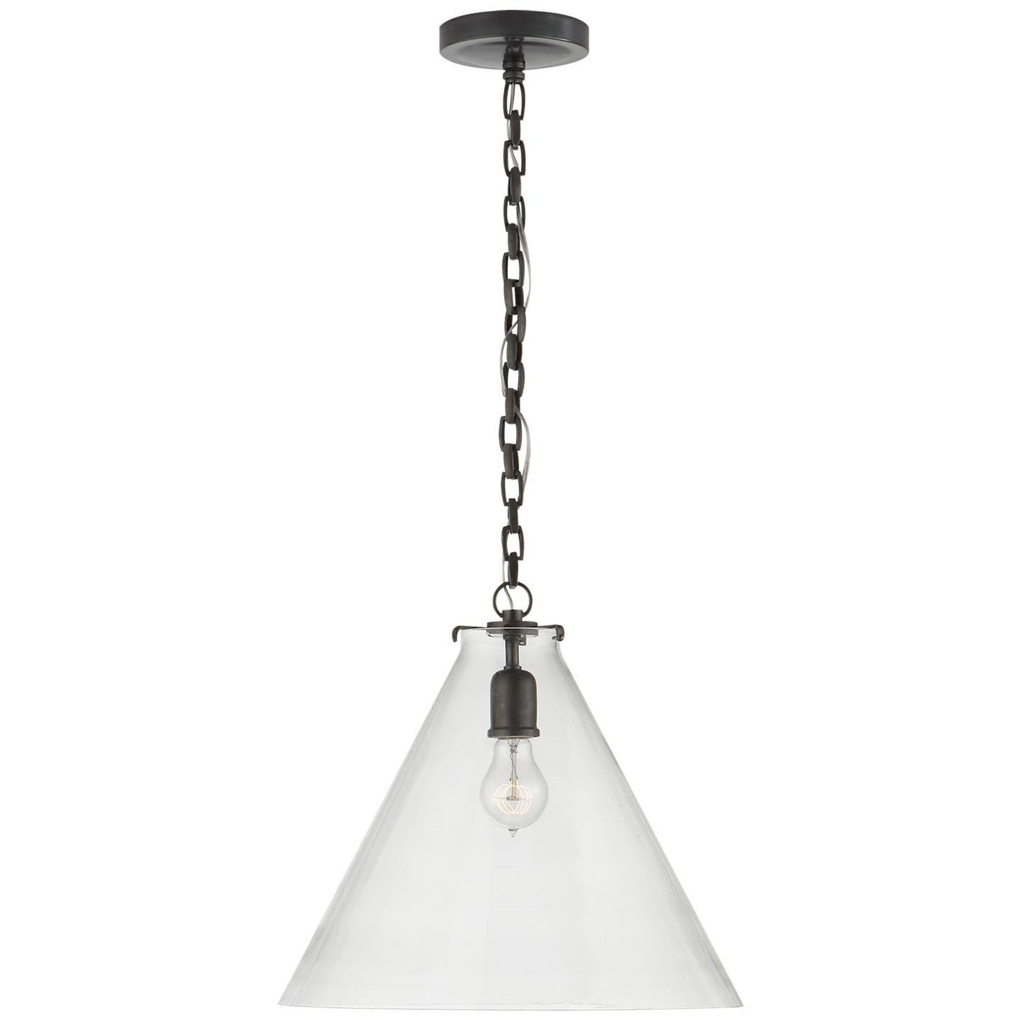 Visual Comfort Signature Collection Thomas O'Brien Katie 15 Inch Large Pendant | 1800 Lighting