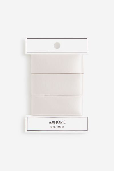 Satin Ribbon - White - Home All | H&M US | H&M (US + CA)