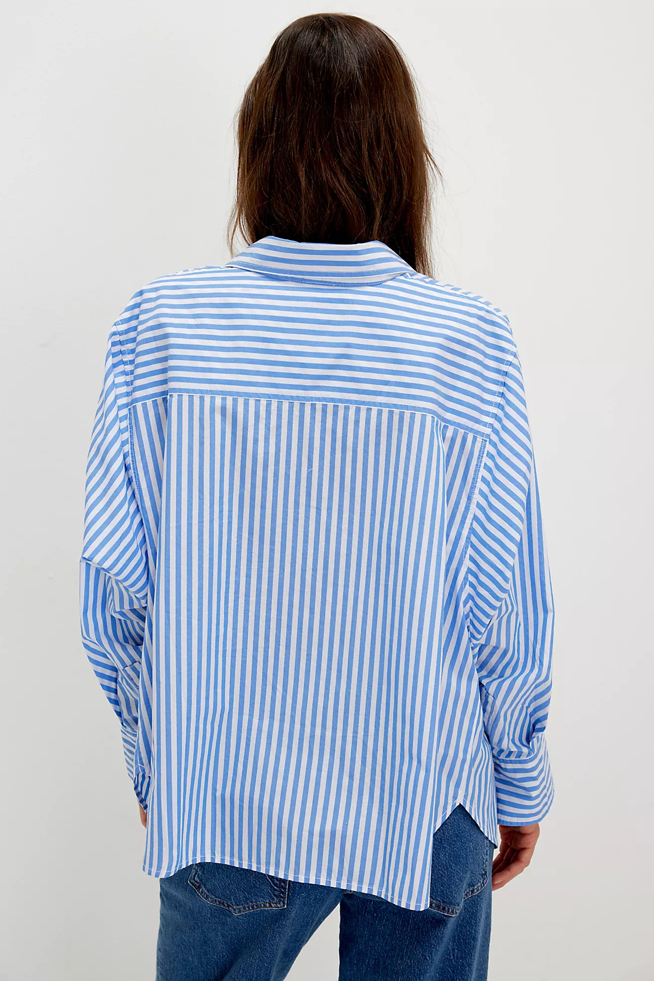 Sabine Striped Articulated Shirt | Free People (Global - UK&FR Excluded)