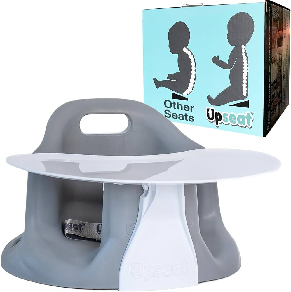 Upseat Baby Floor Seat Booster Chair for Sitting Up with Removable Tray for Meals and Playtime, D... | Amazon (US)