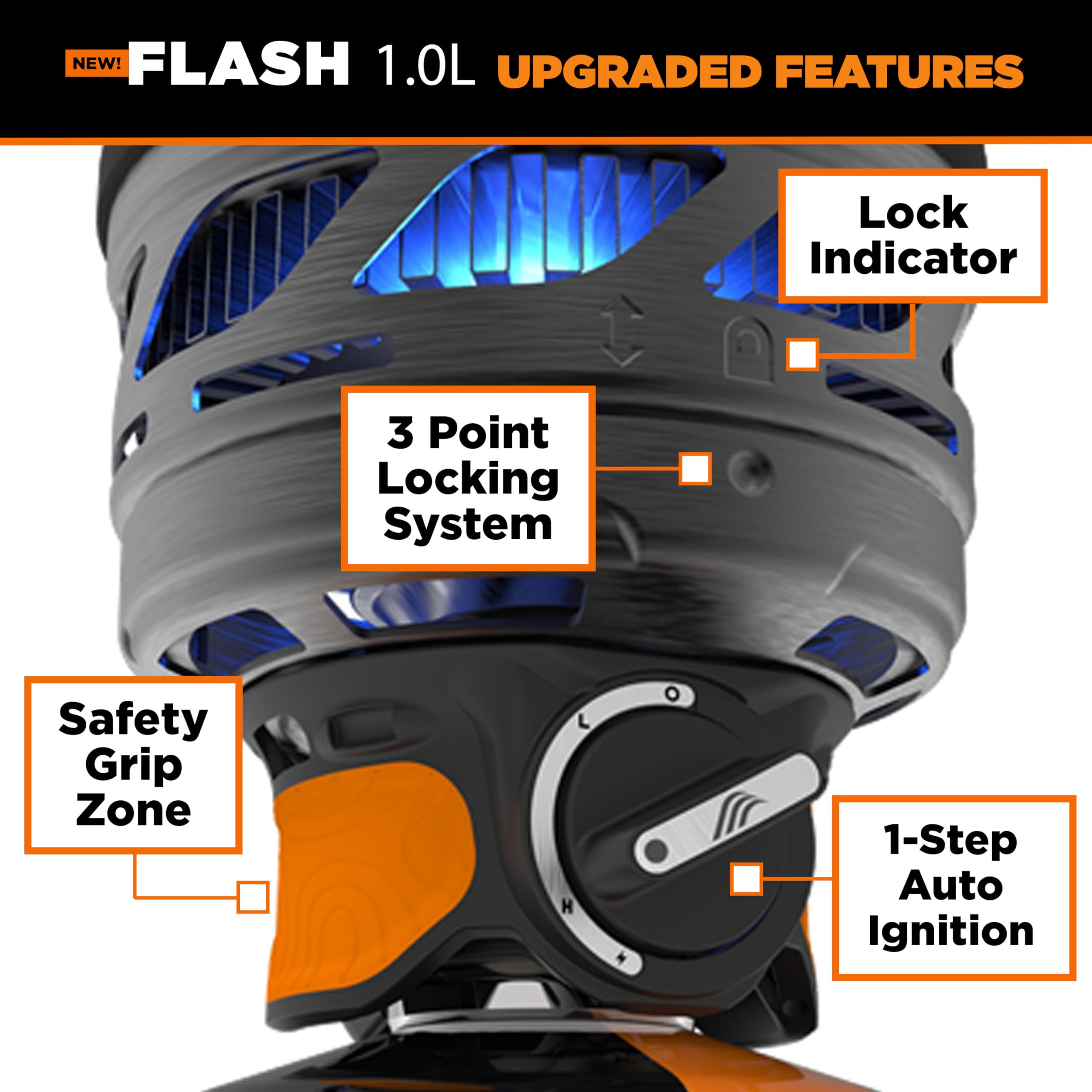 Jetboil Flash 1.0L Portable Fast Boil Stove for Camping and Backpacking with 1-Step Auto Ignition... | Amazon (US)