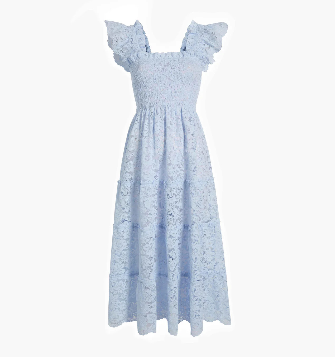 The Lace Ellie Nap Dress - Powder Blue Lace | Hill House Home