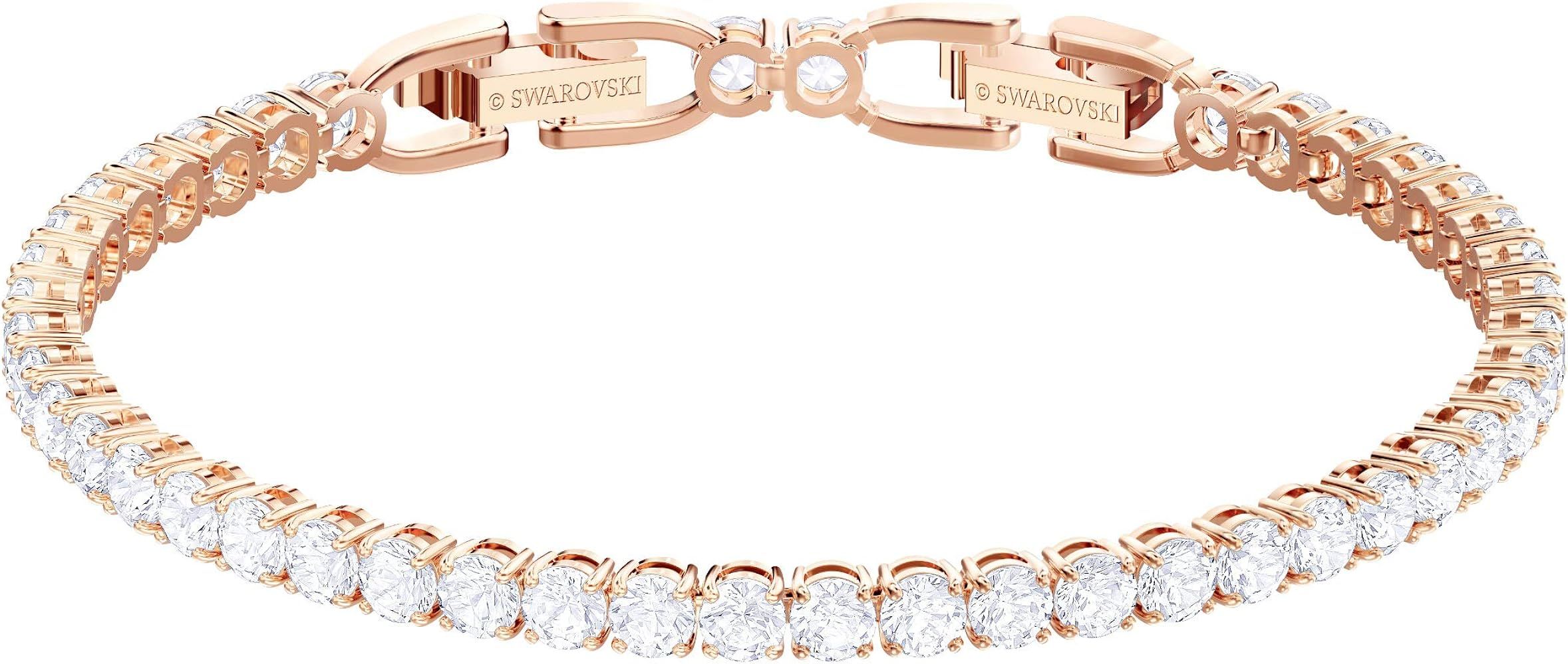 SWAROVSKI Tennis Deluxe Crystal Bracelet and Necklace Jewelry Collection | Amazon (US)