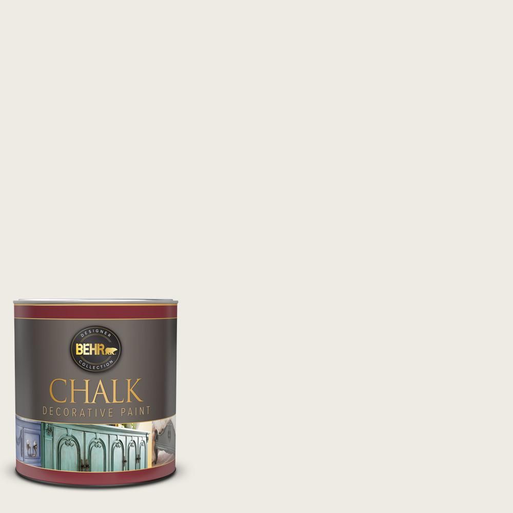 BEHR 1 qt. #PPU7-12 Silky White Interior Chalk Decorative Paint | The Home Depot