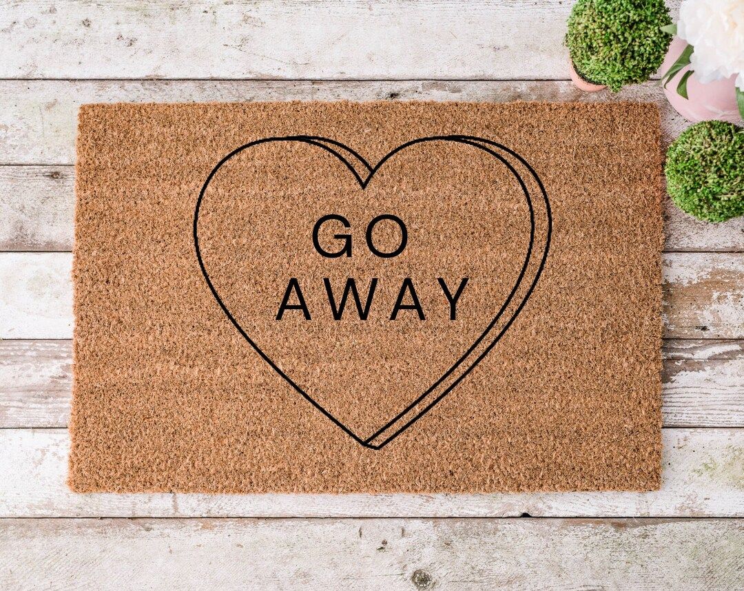 Candy Heart Valentines Doormat | Etsy (US)