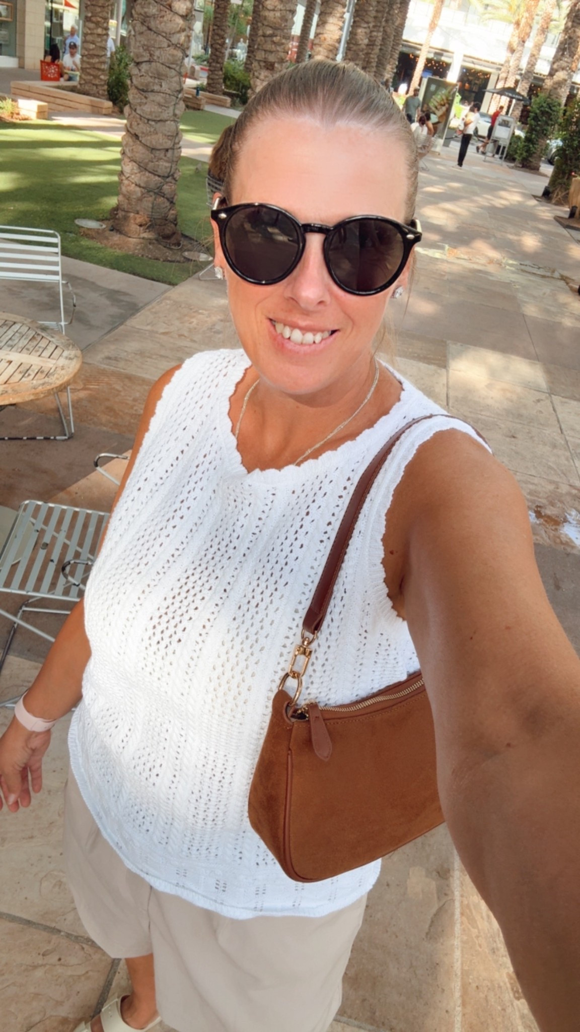 Effortless summer style

Crochet tank top, tailored shirts, brown shoulder bag, Amazon fashion, summer outfit, European summer vibes, Amazon sunnies 

#LTKgrwm #LTKOver40 #LTKTravel