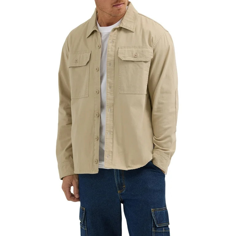 Wrangler® Men's and Big Men's Utility Overshirt, S-3XL | Walmart (US)