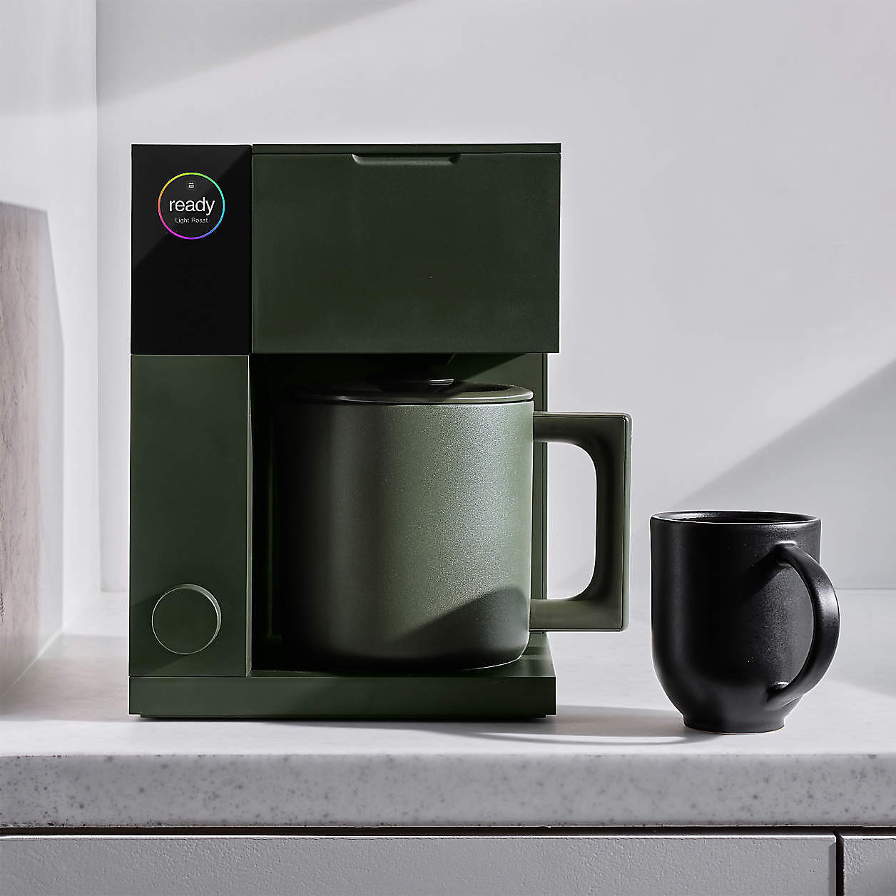 Fellow Aiden Woodland Green Precision Coffee Maker + Reviews | Crate & Barrel | Crate & Barrel