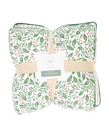 Cotton 2pk Reindeer Euro Pillows | Home Essentials | Marshalls | Marshalls