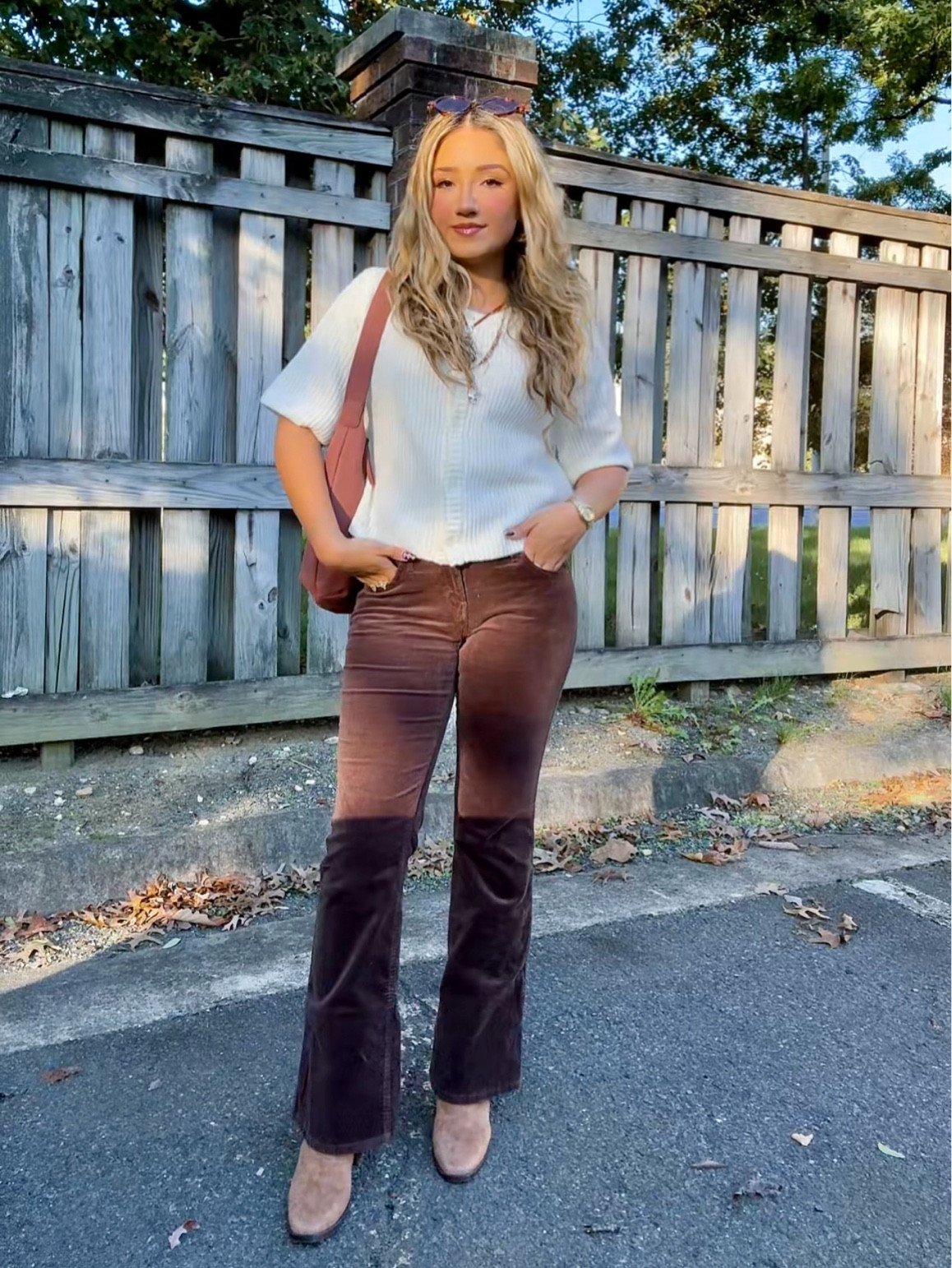 Fall outfit idea, short sleeve cardigan, corduroy pants 

#LTKSeasonal #LTKSaleAlert #LTKStyleTip