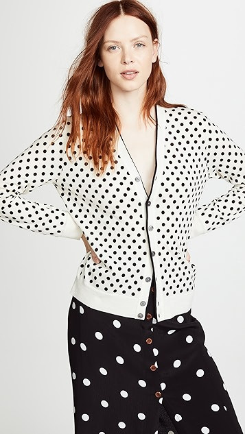 Polka Dot Cardigan | Shopbop