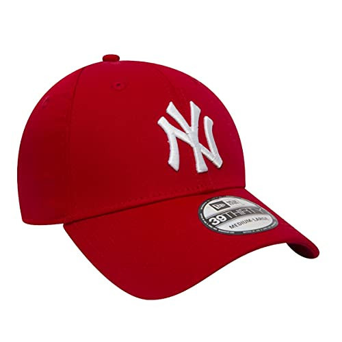 '47 MLB New York Yankees Brand Red Basic Logo Clean Up Cap Adjustable Hat | Amazon (US)