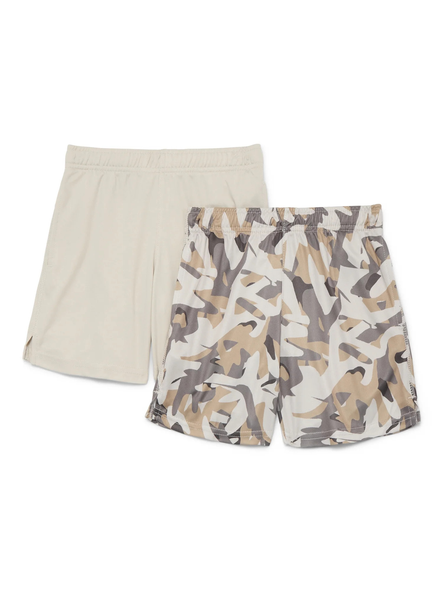 Athletic Works Boys Performance Shorts, 2-Pack, Sizes 4-18 & Husky | Walmart (US)