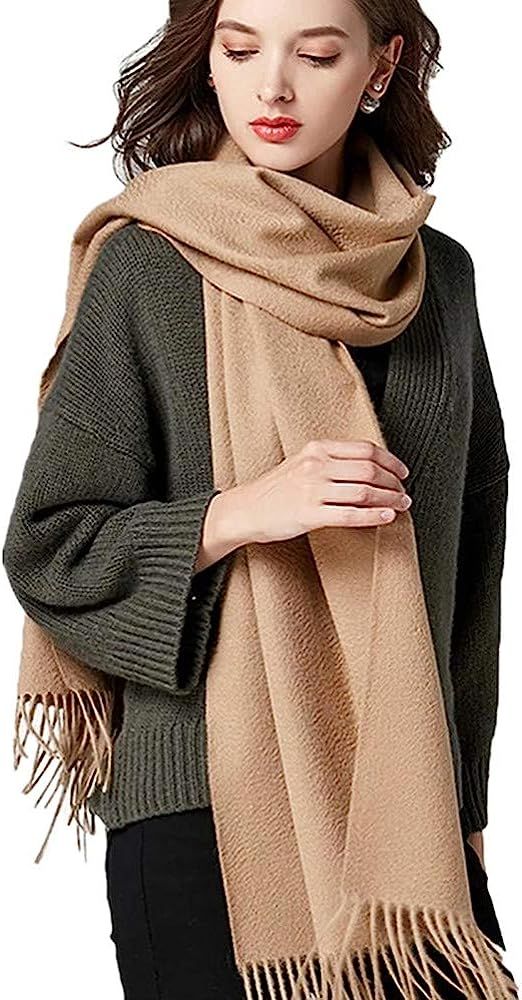 Pashmina Shawls Wraps Cashmere Feel Scarf Blanket Extra Large Oversized Scarves | Amazon (US)