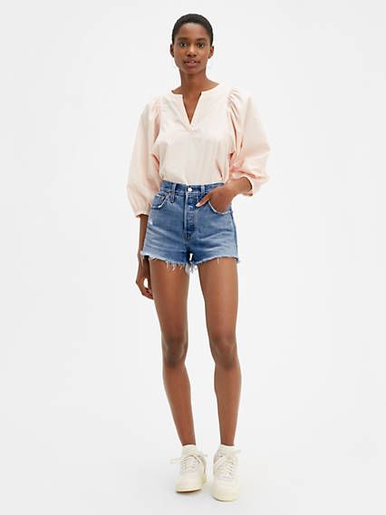 Levi's 501 Original High Rise Shorts - Women's 28 | LEVI'S (US)