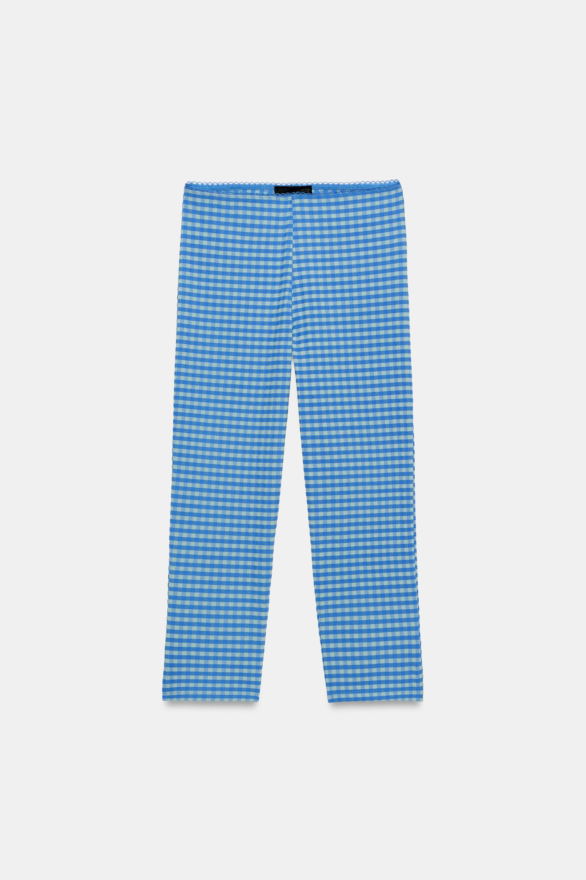 GINGHAM CHECK CAPRIS | Zara UK