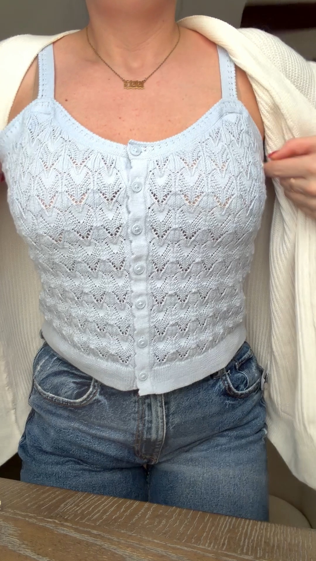 72 degree day in Jersey - bring out all the pastels & spring outfits ☀️ 
These button up crochet tank tops with the scallop detailing are all affordable & so cute to pair with some jeans for a cute spring fit

#LTKspringtrends #LTKWomens #LTKGirls #LTKunder20 #amazonfinds #everydayfashion #casualworkoutfit #amazonfashion #trendingstyle #forher #girlsoutfitinspo #businesscasual #springoutfits

#LTKgrwm #LTKSaleAlert #LTKootd