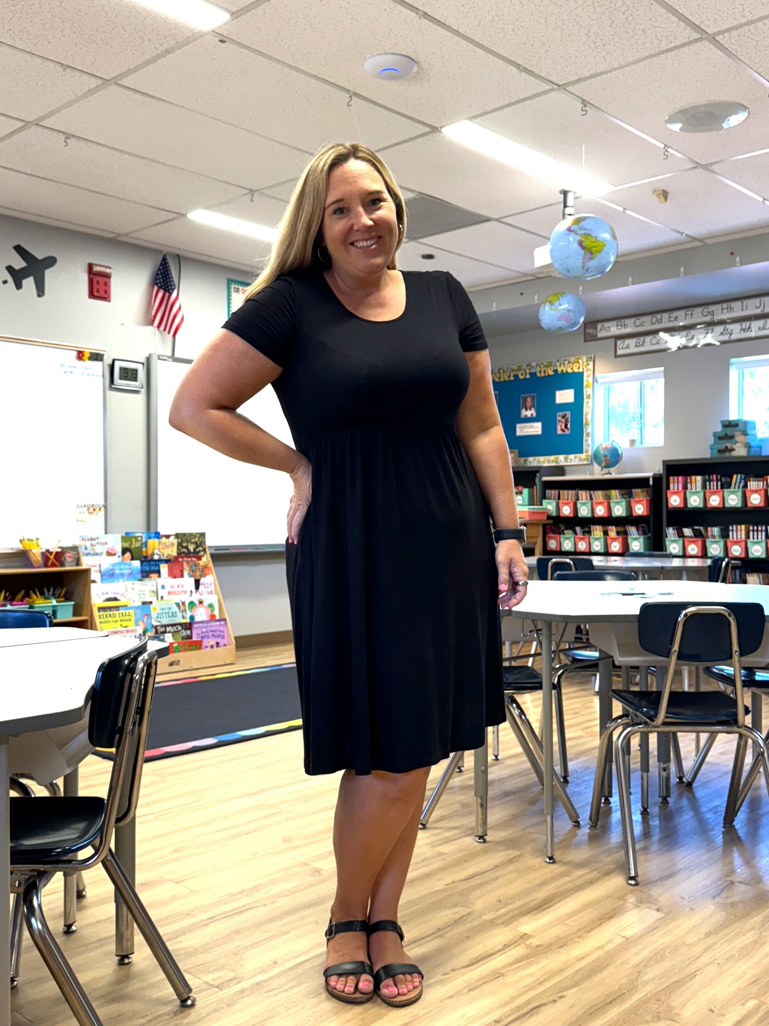 another Spring dress perfect for teaching with pockets 🌸

#LTKMidsize #LTKWorkwear #LTKSpringSale