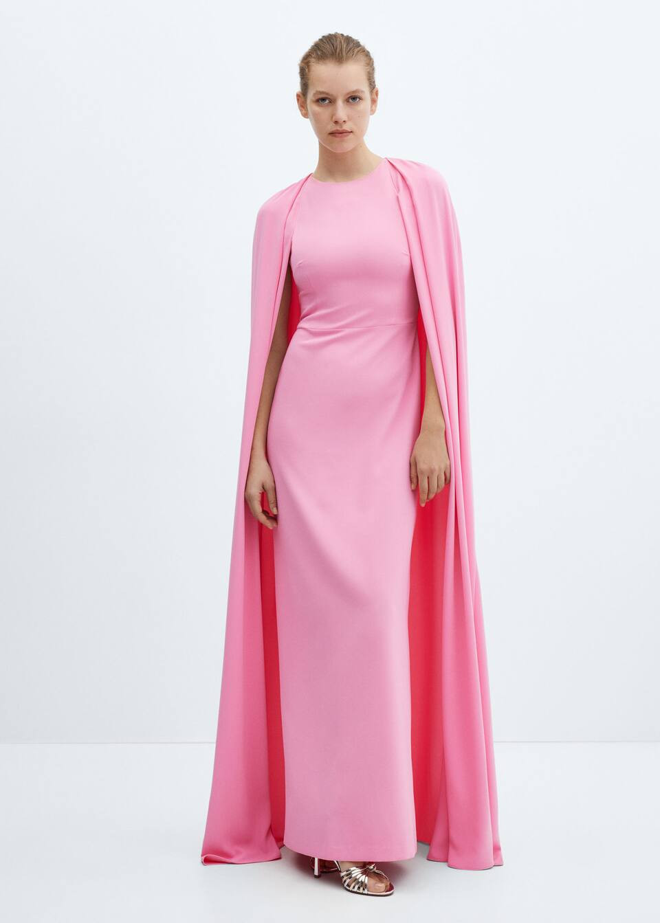 Double-layer long dress -  Women | Mango USA | MANGO (US)
