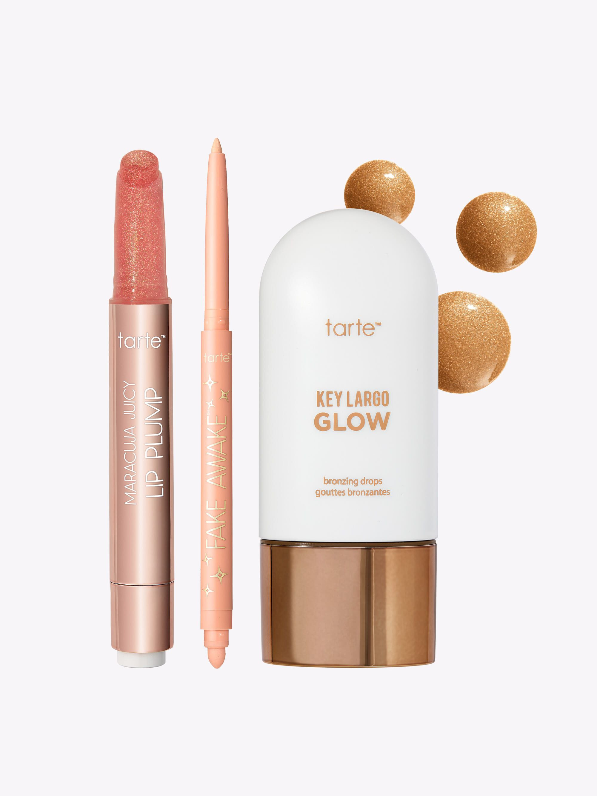 tarte™ maracuja juicy shimmer plump, fake awake and bronzing drops | tarte cosmetics (Global)
