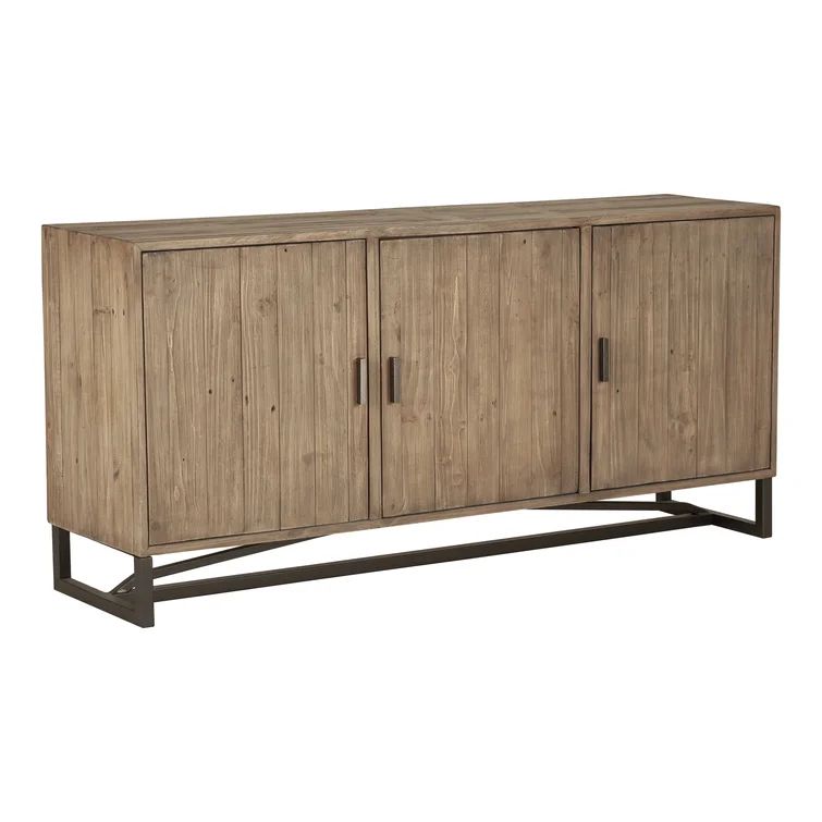 Lopez 67.75" Wide Pine Wood Sideboard | Wayfair Professional